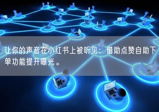 让你的声音在小红书上被听见：借助点赞自助下单功能提升曝光。