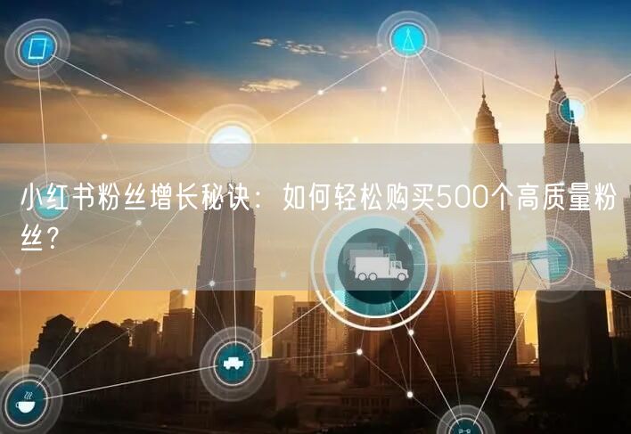 小红书粉丝增长秘诀：如何轻松购买500个高质量粉丝？