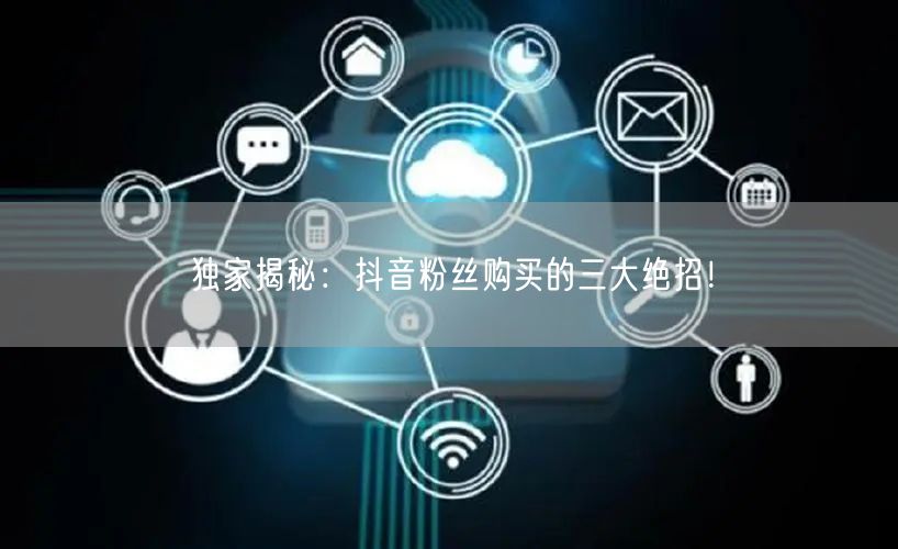 独家揭秘：抖音粉丝购买的三大绝招！