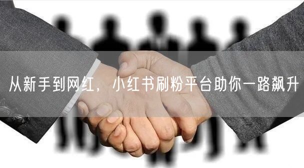 从新手到网红，小红书刷粉平台助你一路飙升