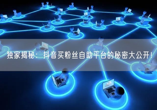 独家揭秘：抖音买粉丝自助平台的秘密大公开！
