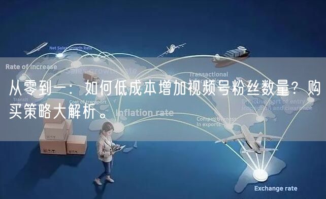 从零到一：如何低成本增加视频号粉丝数量？购买策略大解析。