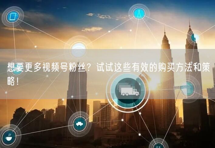 想要更多视频号粉丝？试试这些有效的购买方法和策略！