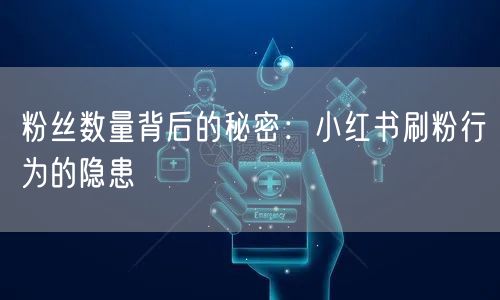 粉丝数量背后的秘密：小红书刷粉行为的隐患